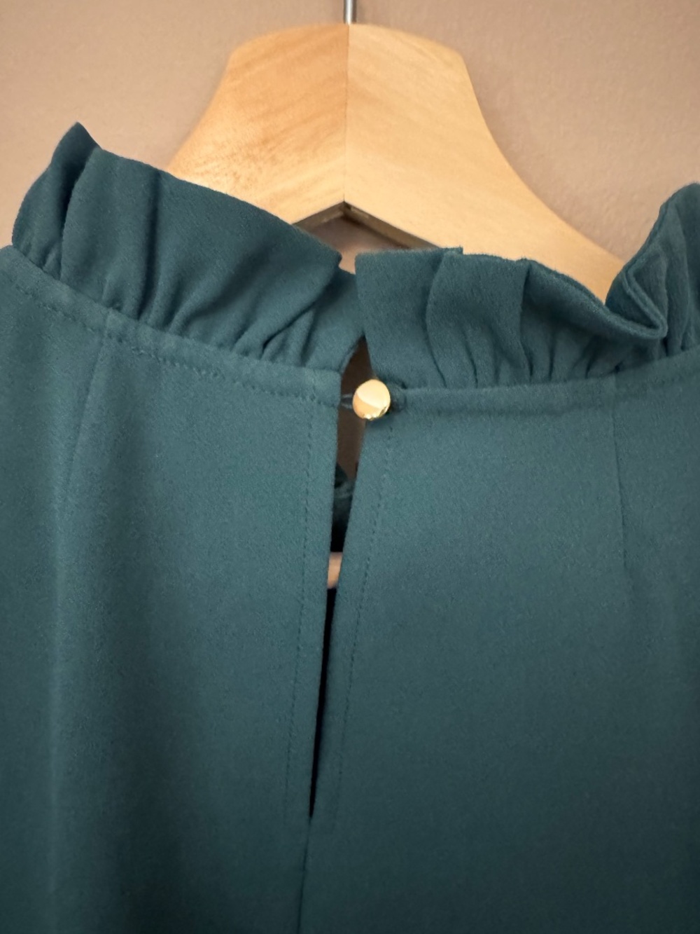 J.Crew Emerald Long Sleeve Blouse - Picture 4 of 6